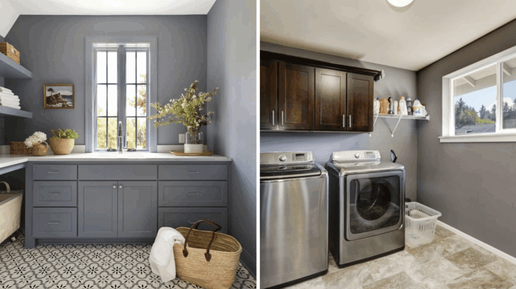 laundry room wall paint Charcoal Gray