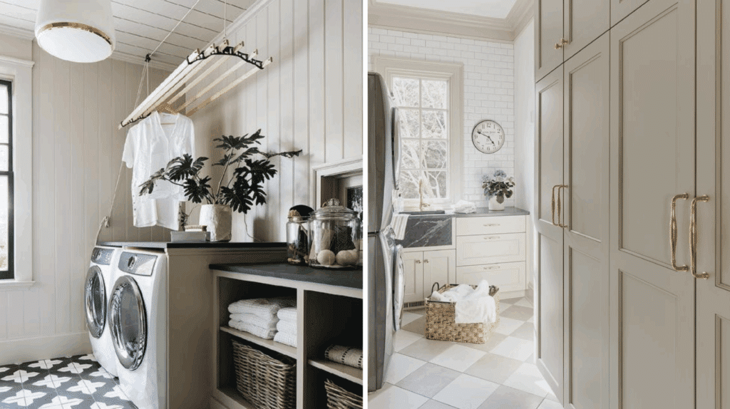 laundry room wall paint Warm Taupe