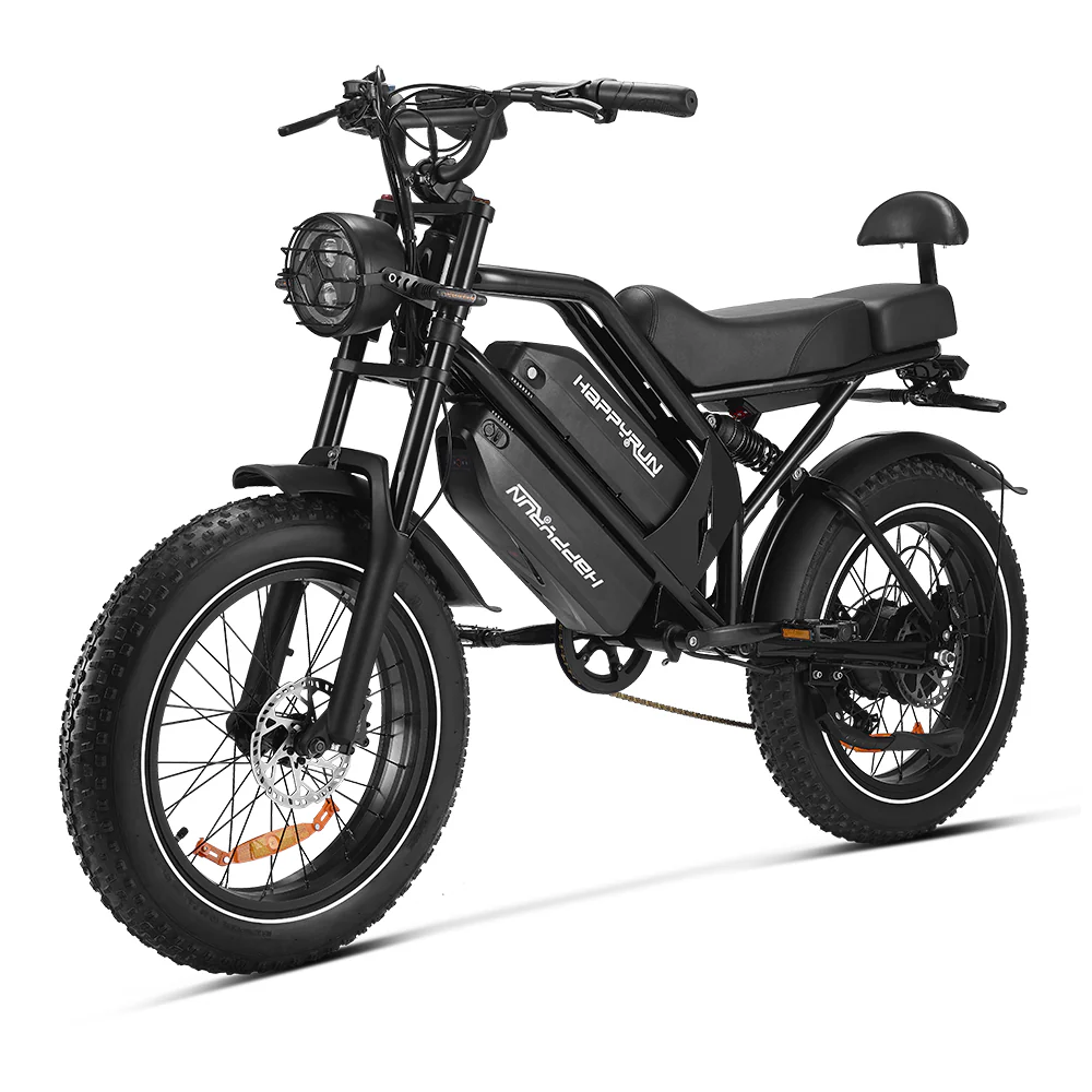 Introducing the 2025 NEW HappyRun G70 Dual Battery Fast Electric Cargo Bike