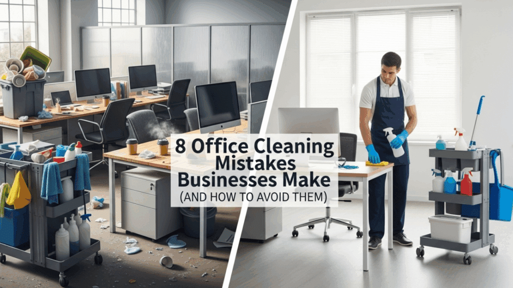Top 8 Office Cleaning Mistakes Businesses Make (and How to Avoid Them)