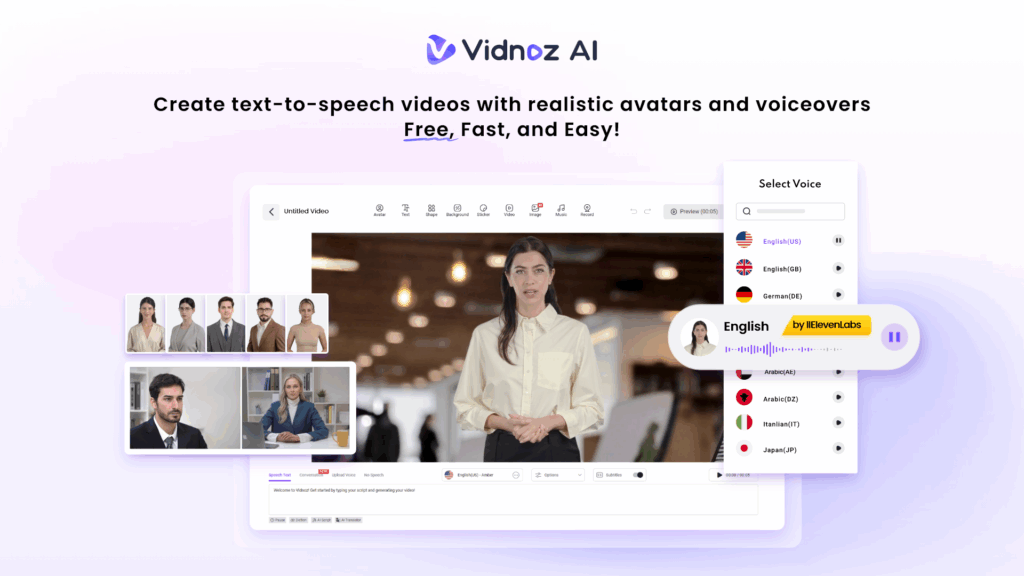 Your Next Video Might Not Be Shot by a Photography Team, but Generated by Vidnoz AI