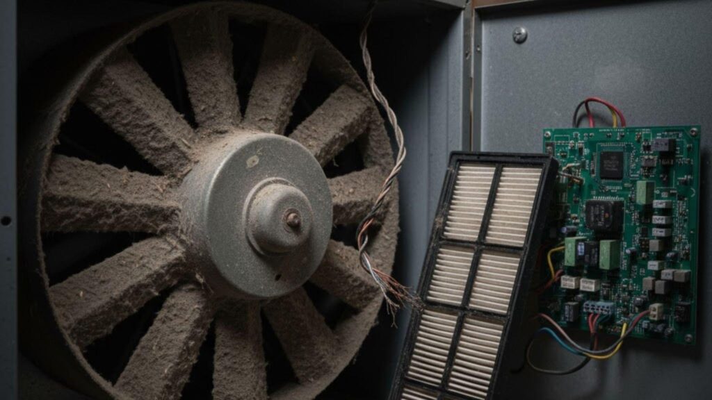 Why is my furnace not blowing air at all?