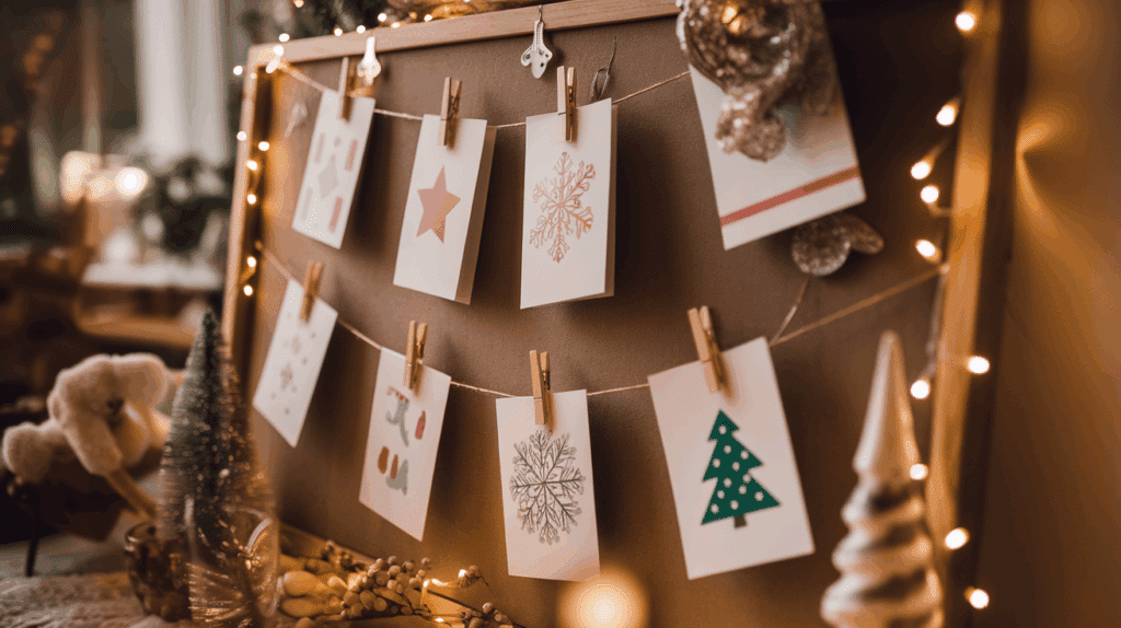 Christmas Card Display Board