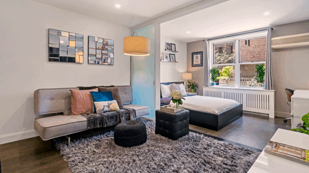 11. Using Room Dividers or Curtains to Separate Work and Sleep Areas