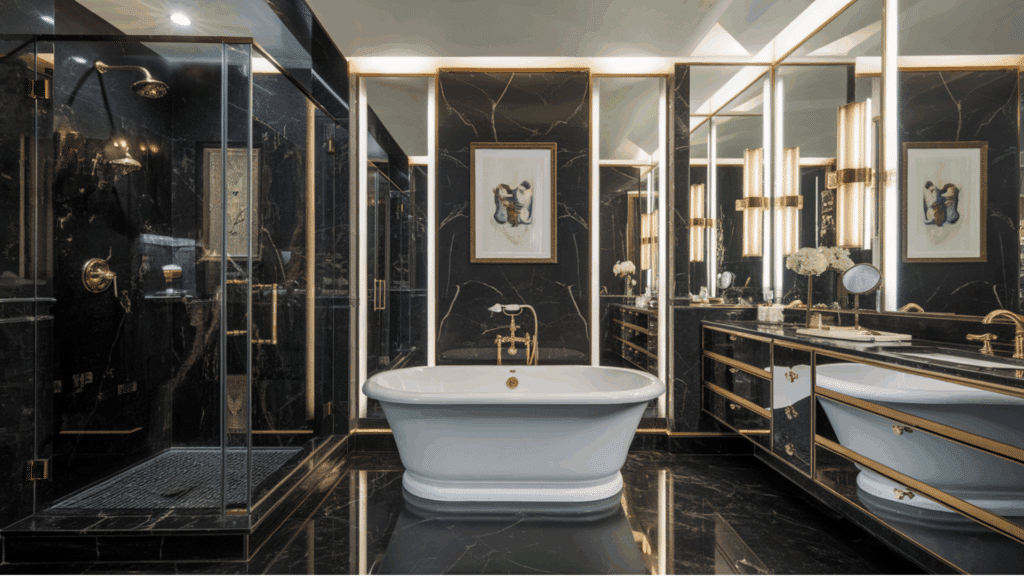 Black And Gold Glamour