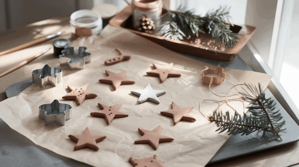 Clay Star Ornaments