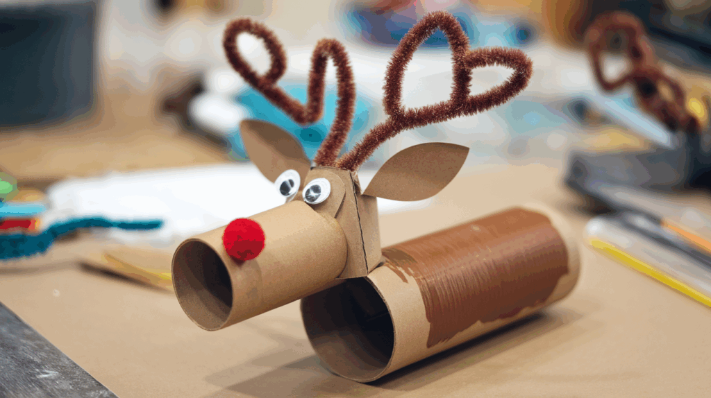 Cardboard Tube Reindeer