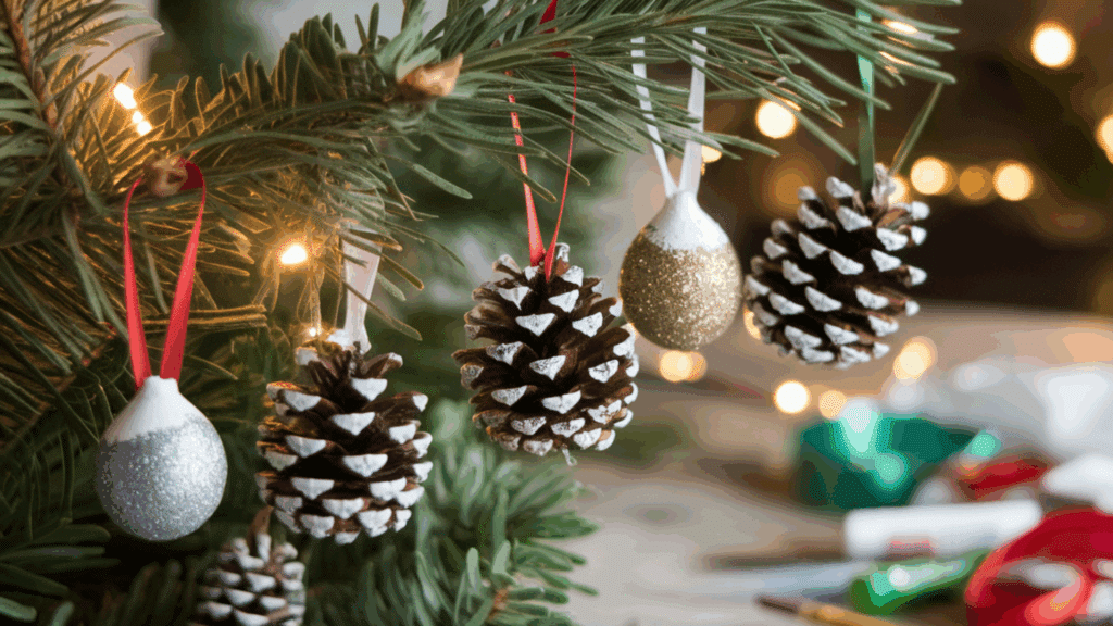 Pinecone Christmas Ornaments