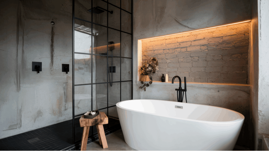 Industrial Loft Inspired Wet Room