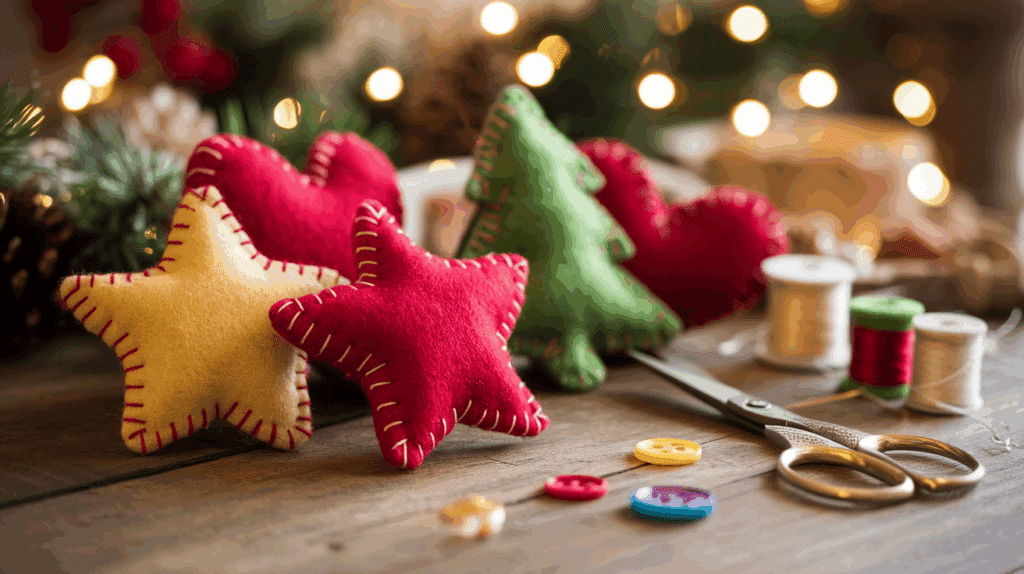 Felt Christmas Tree Ornaments