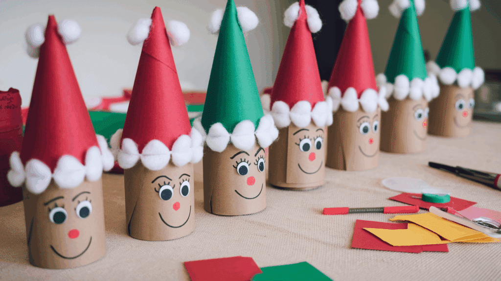 Toilet Paper Roll Elves