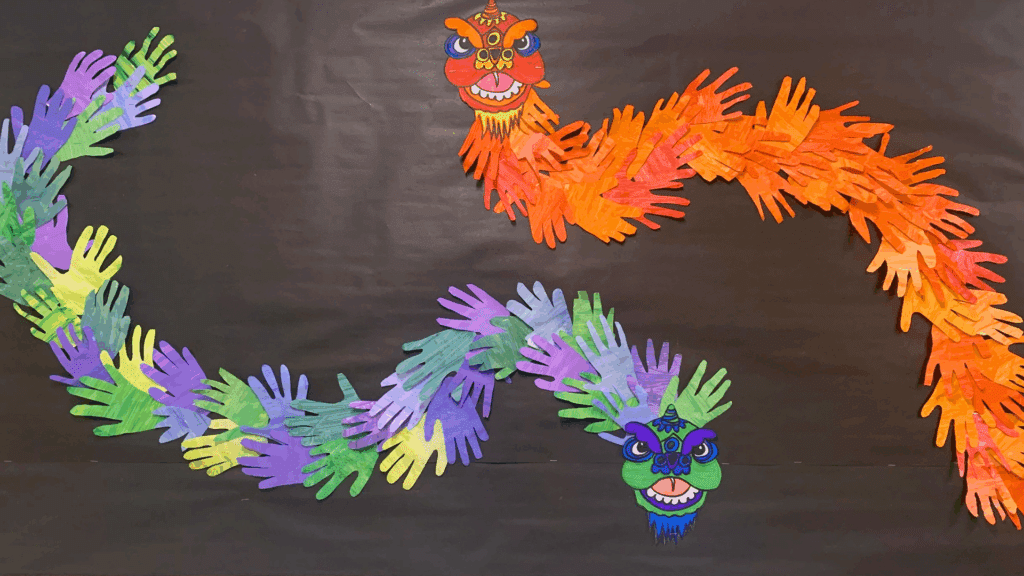 9. Handprint Dragon Craft