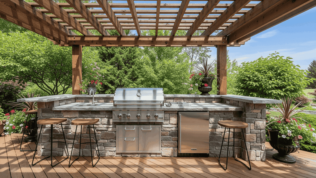 Add Outdoor Kitchen Features