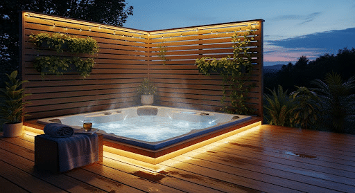Add a Hot Tub Corner