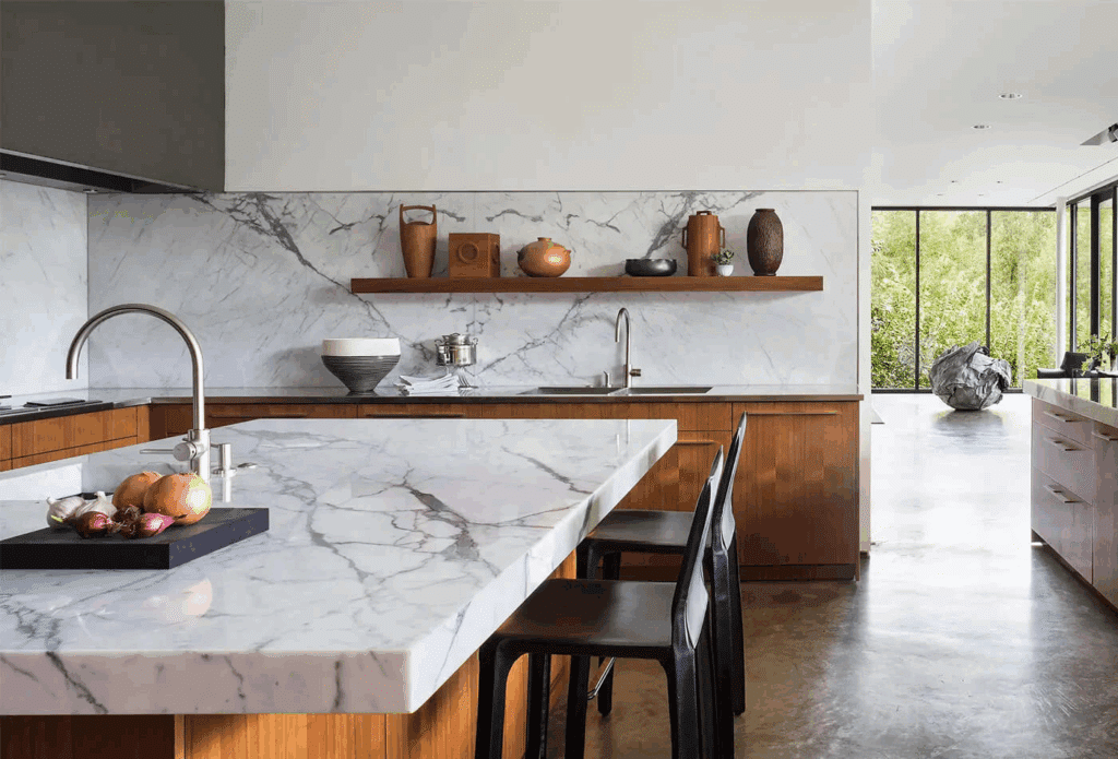 Creating a Balanced Modern Aesthetic with Marble Countertops