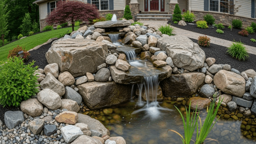 Building a Rock Fountain