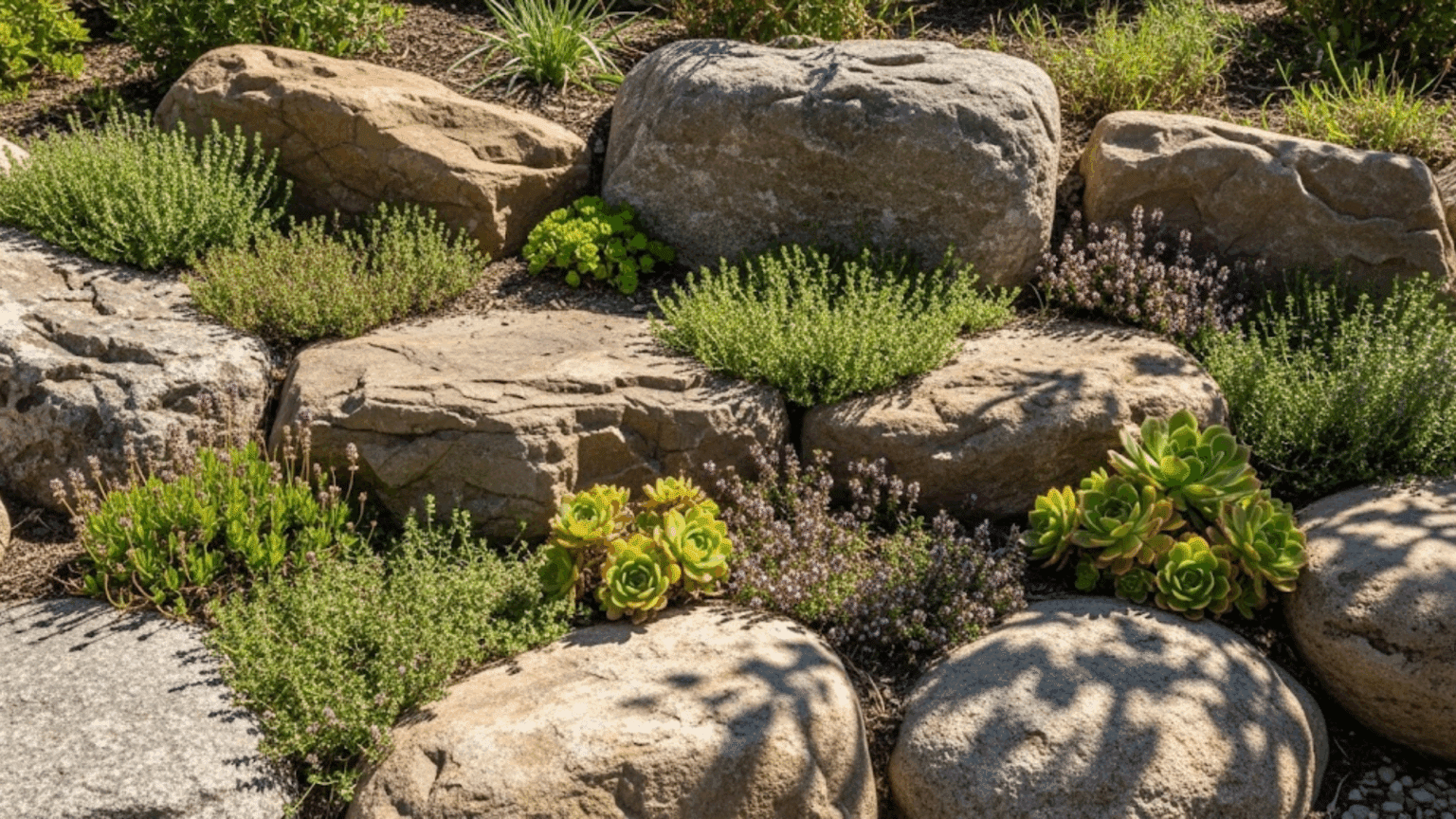 16 Front Yard Ideas with Large Landscaping Rocks - Opple House