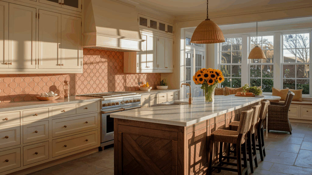 Classic U Shaped Kitchen with Island