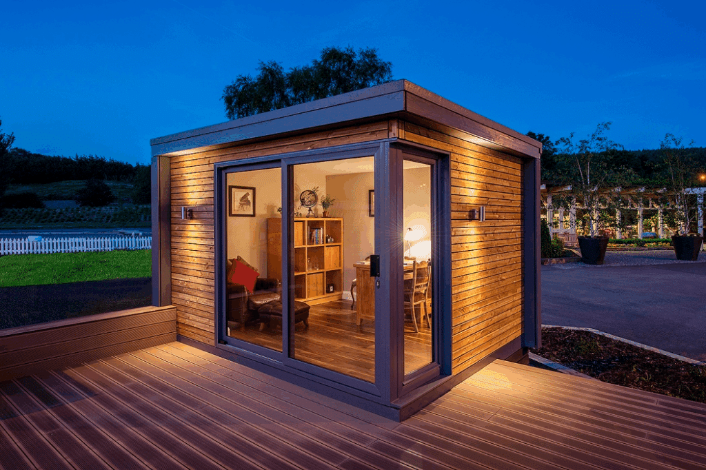Garden Offices with good lighting