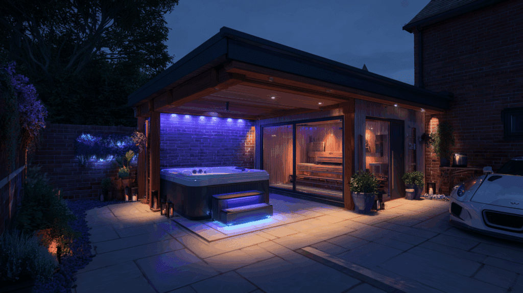 Extra bathroom or spa space