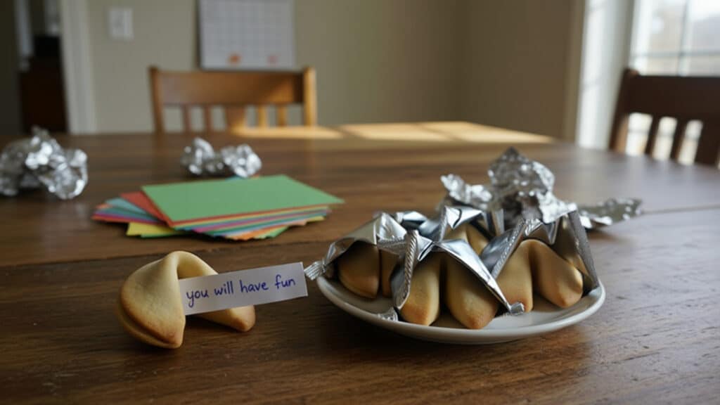 Foil Wrapped Fortune Cookies