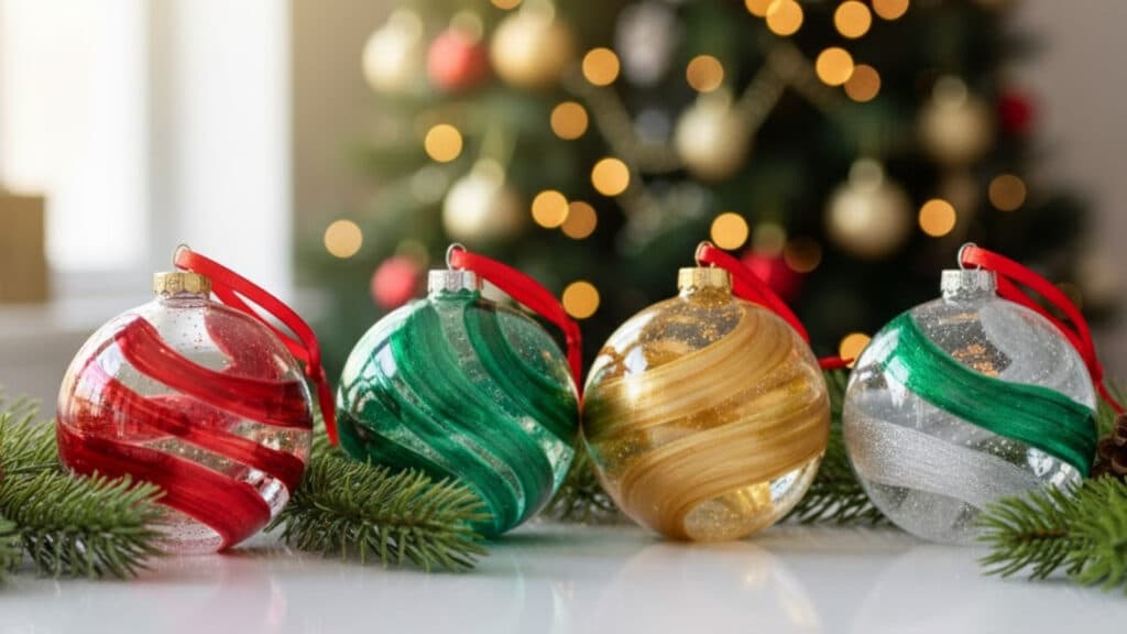 Hand Painted Decorated Christmas Ornaments