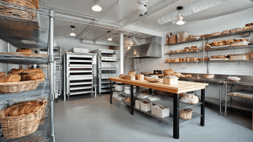 Home bakery or small catering kitchen