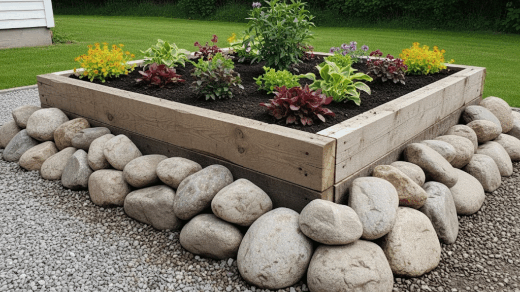 Incorporating Rocks in Raised Planting Beds