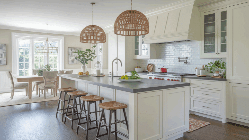 Kitchen with Breakfast Bar Island