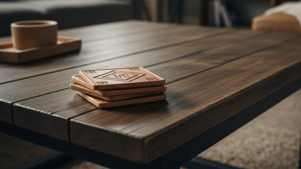 Leather Stamped Coasters