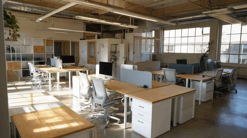 Remote work co-working zone