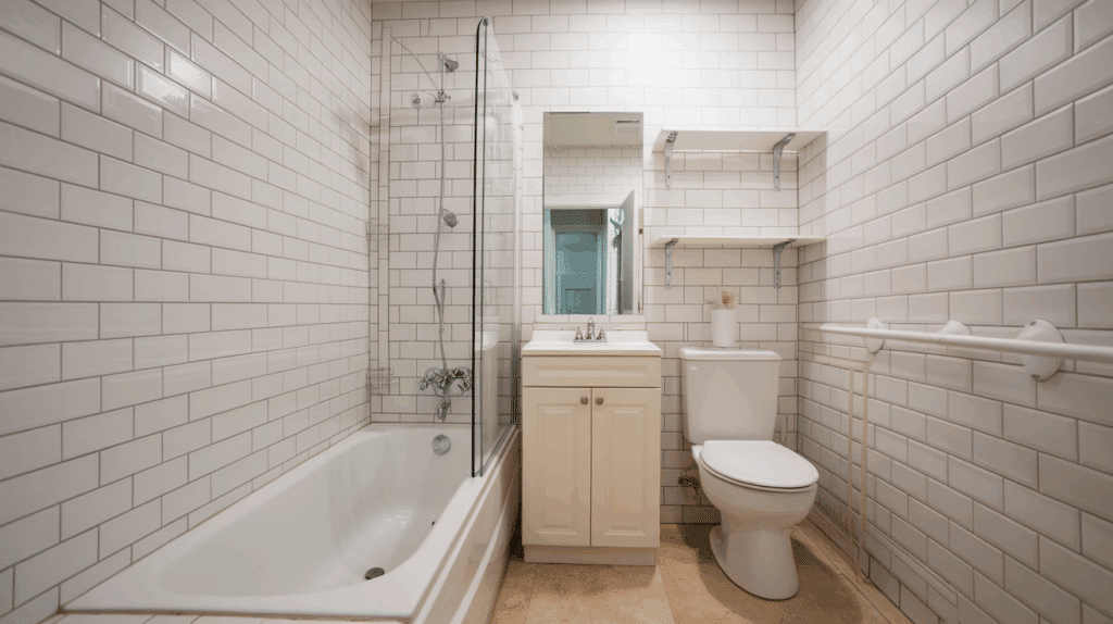 Shower Tub Combo Layout