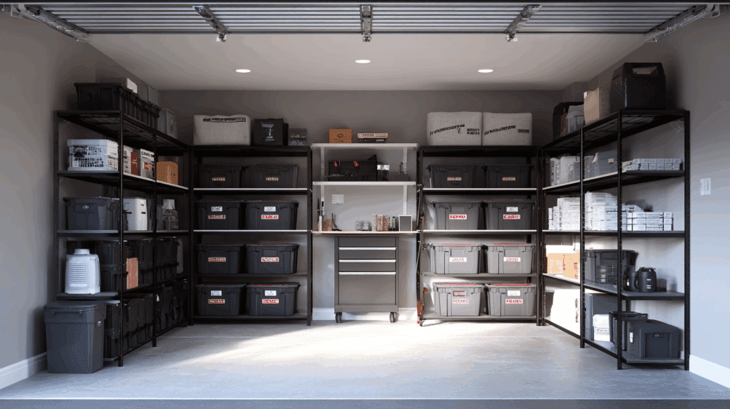 Storage with smart organization systems
