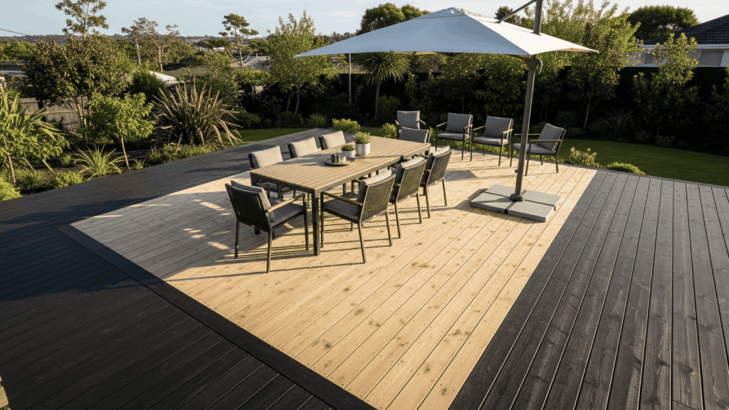 Use Contrasting Stain Colors