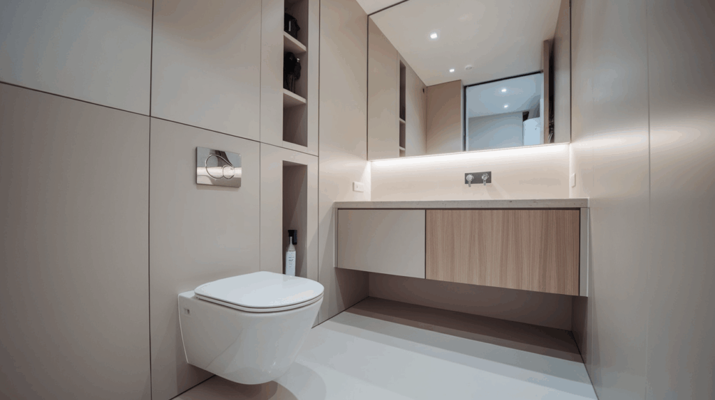 Wall Mounted Toilet Layout