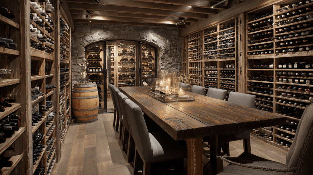 Wine cellar and tasting room