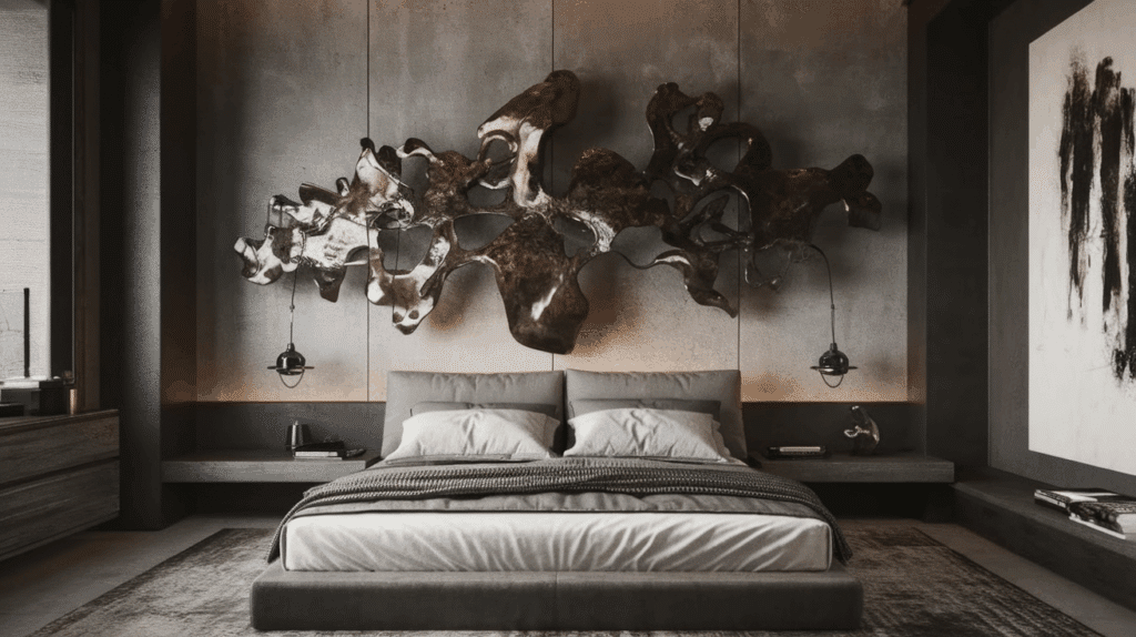 a photo of an industrial style bedroom w_NDlh F2LSrajsnaUL5pkQw_L9VOM4HdT62gwzVi98xLLQ