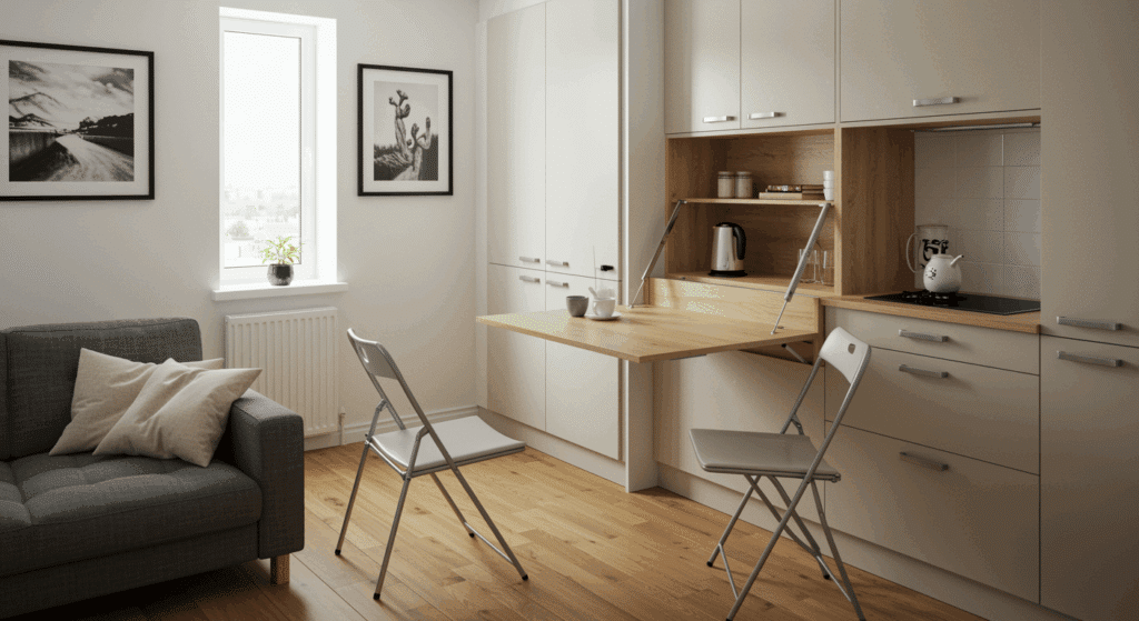 add a fold down table