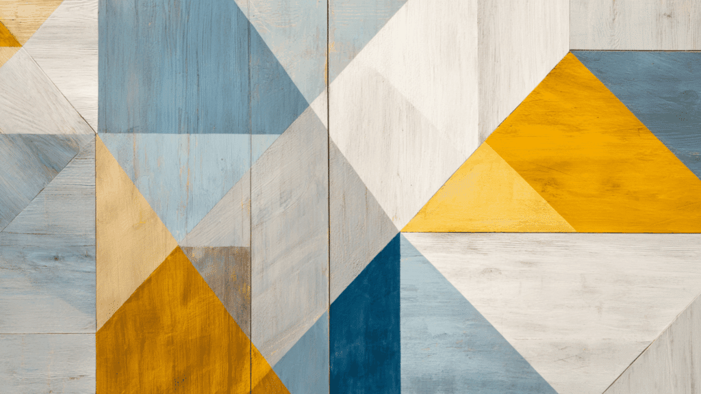 add a geometric pattern