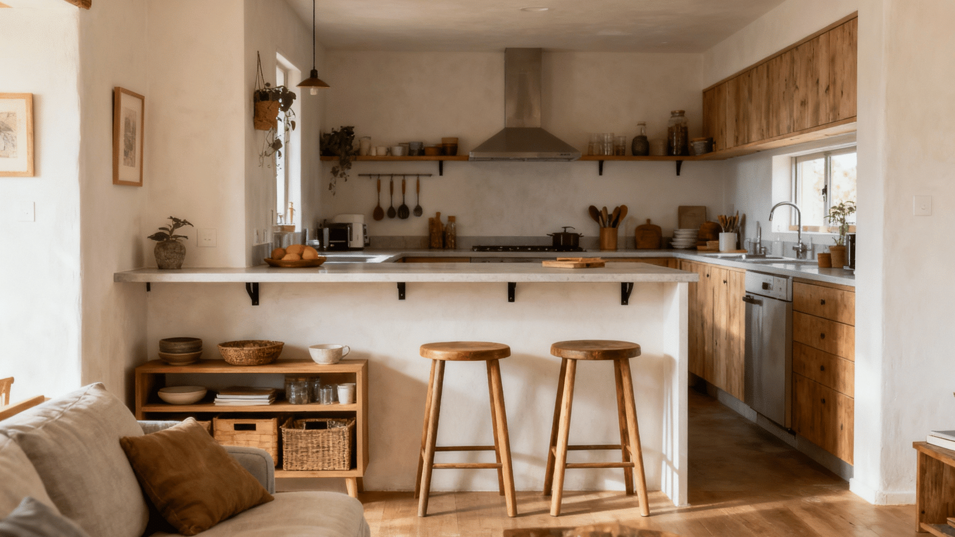 31 Small House Open Concept Kitchen Living Room Ideas - Opple House