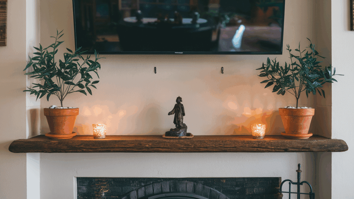 33 Mantel Decor with TV Ideas for Every Home - Opple House