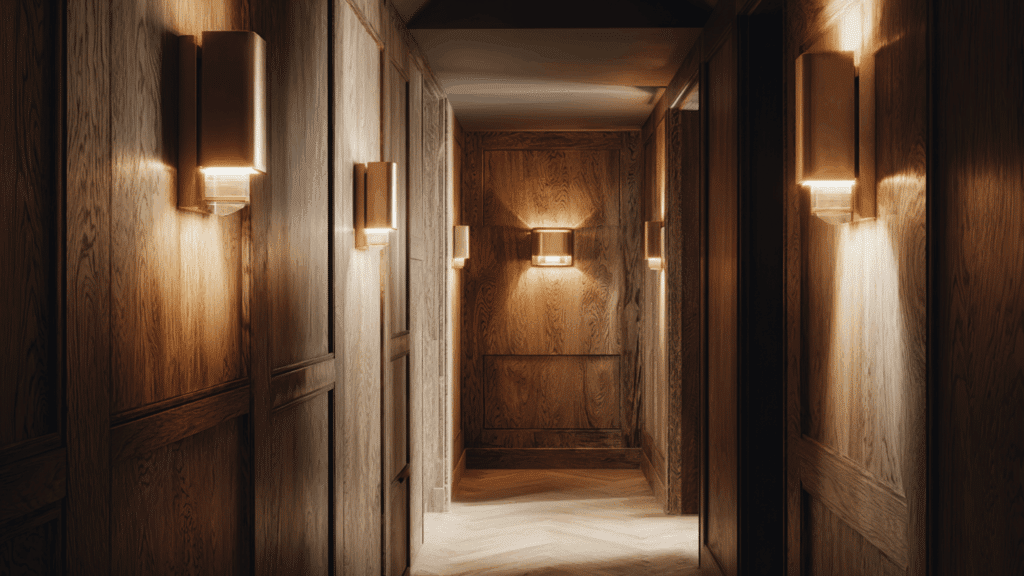 add sconces or led lights