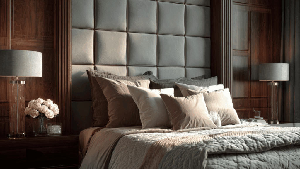 add upholstered inserts