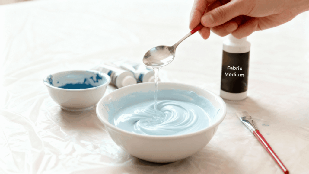 adjust the consistency with water