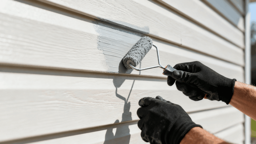 apply vinyl safe exterior paint