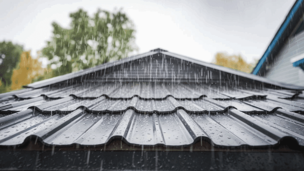 are metal roofs loud