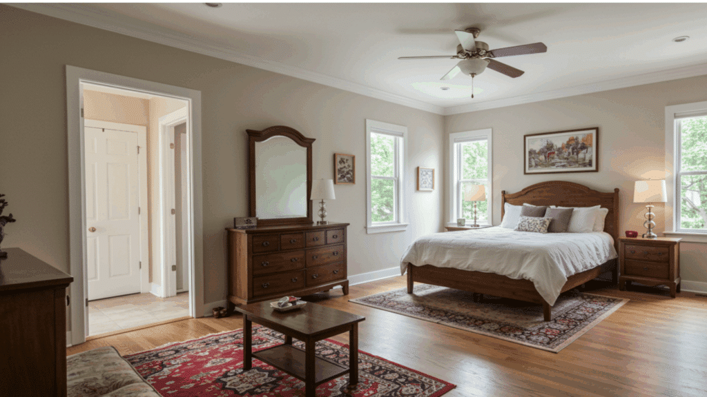 arrange furniture to create clear pathways