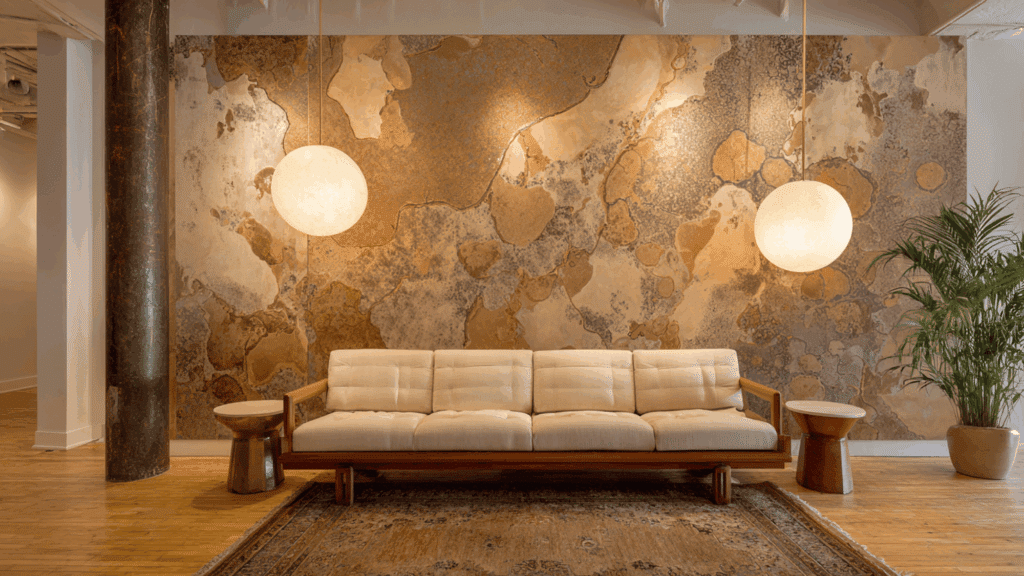 artistic mural accent