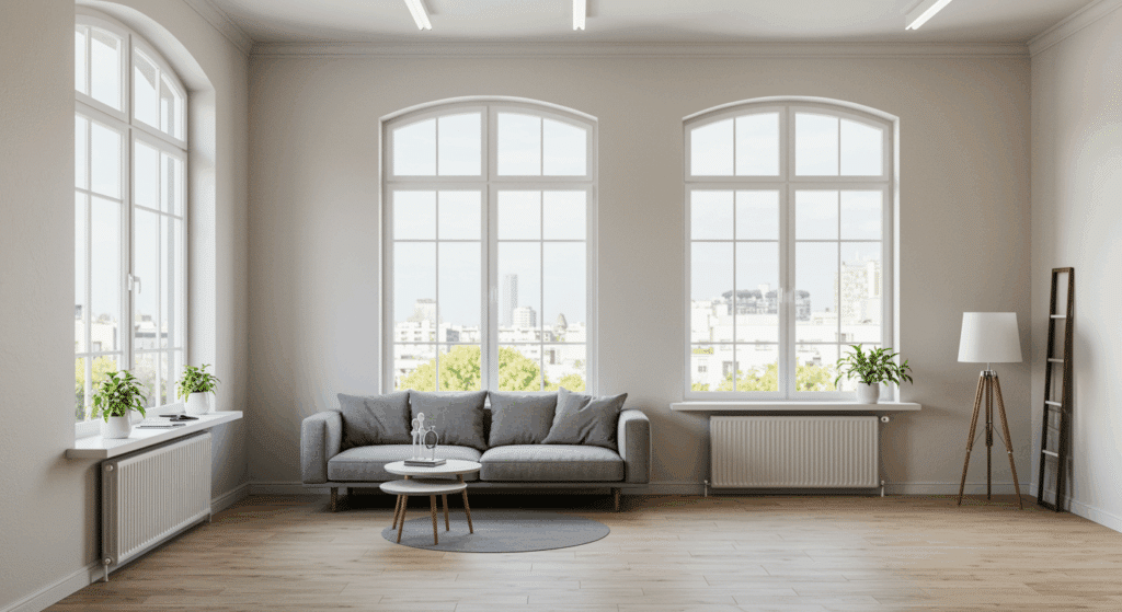 asymmetrical placement