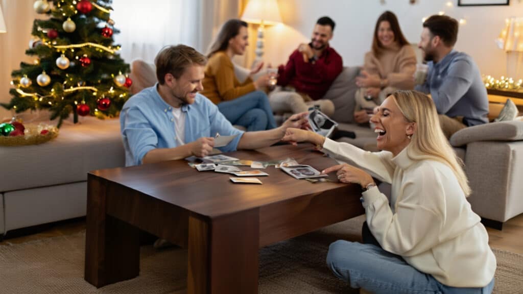 baby christmas photo match